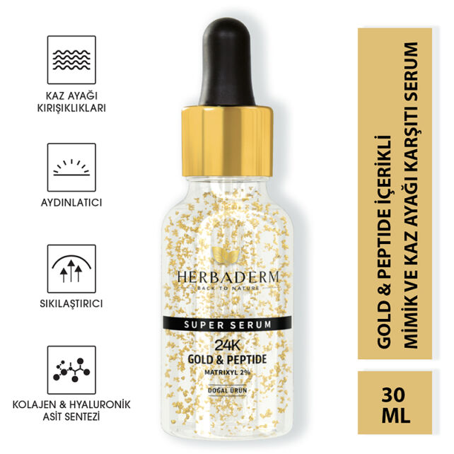 Herbaderm%2024K%20Gold%20Peptide%20-%20Yaşlanma%20Karşıtı%20Serum%2030ml