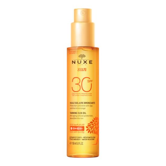 Nuxe Sun Huile Bronzante Haute Protection Spf30 