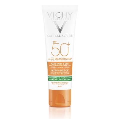 Vichy Capital Soleil SPF 50+ Matlaştırıcı Yüz Güneş Kremi  