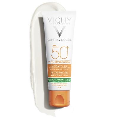 Vichy Capital Soleil SPF 50+ Matlaştırıcı Yüz Güneş Kremi  